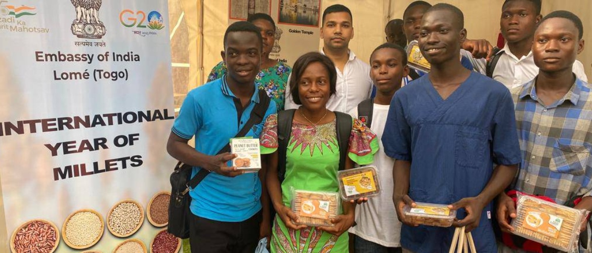  International Year of Millets celebrated in partnership with Lomé University, in February
2023