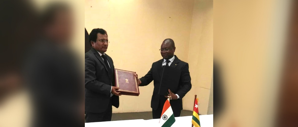  India-Togo signing ceremony of Visa Waiver Agreement for Diplomatic and
Official/Service Passport Holders, 27 June 2024