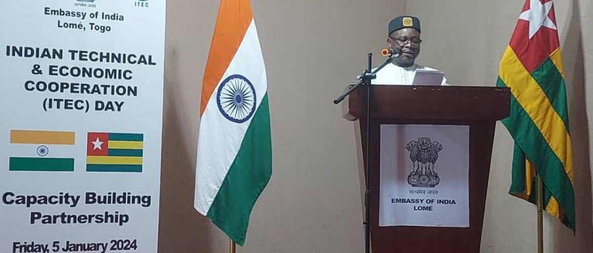  Secretary General, Foreign Ministry H.E. Mr. Afo Salifou graced the ITEC (Indian
Technical and Economic Cooperation) Day celebrations as Chief Guest, in January
2024.